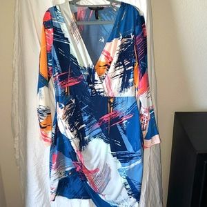Multi Color Long Sleeve Dress